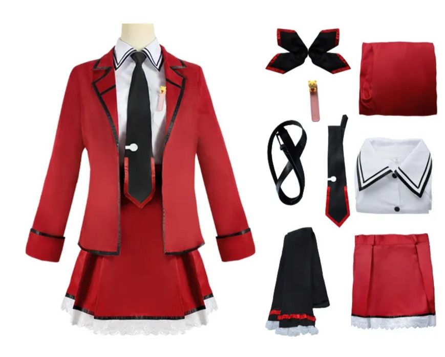 Cosplay anime kostium Date a Live Kotori Itsuka commander version +wig