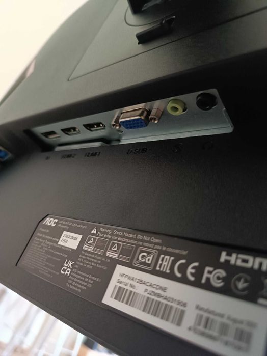 Monitor Gaming AOC 27G2U5/BK (27'' - 1 ms - IPS)