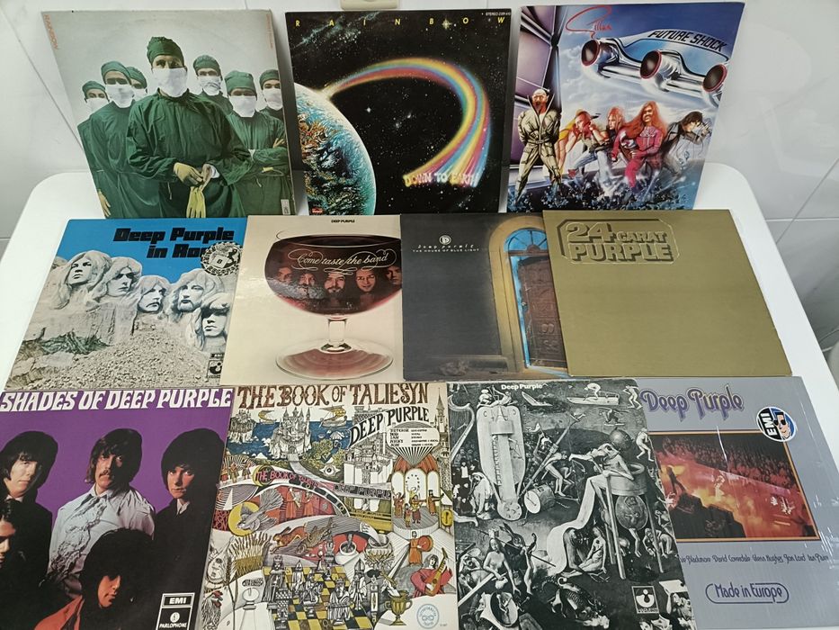 HEAVY METAL / HARD ROCK: As melhores bandas (discos de vinl)