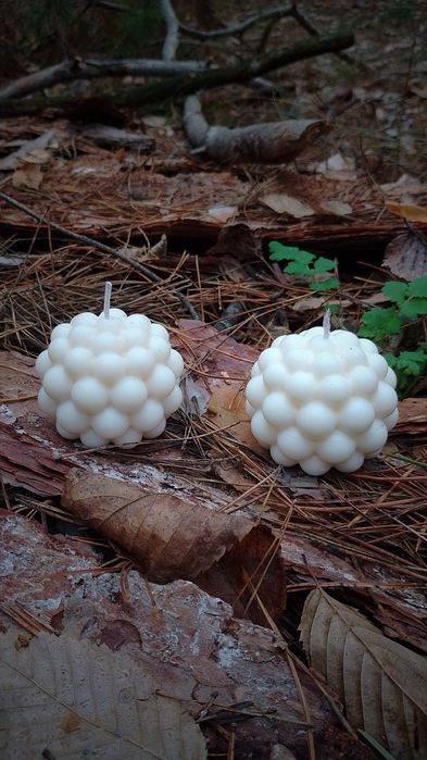 Свічки з оливкового воску ручної роботи