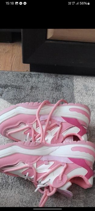 adidasy nowe różowo białe