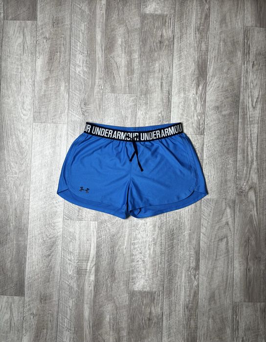 Шорты Under Armour размер М оригинал спортивные женские голубые короткие андер армор беговые run