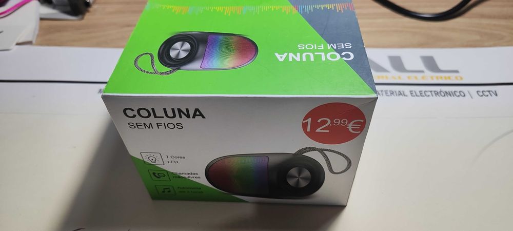 Coluna som portátil