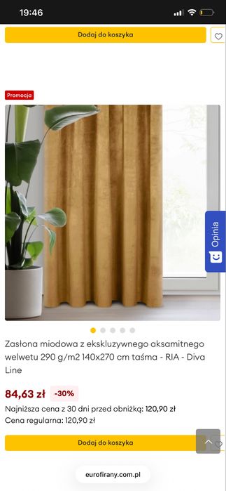 Eurofirany diva line 140/270 miód