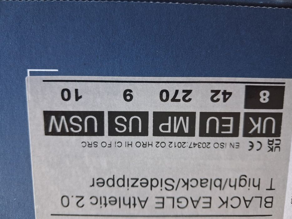 Botas militares Haix athletic fecho 42