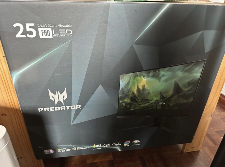 Monitor gaming predator xb3 24,5” fhd