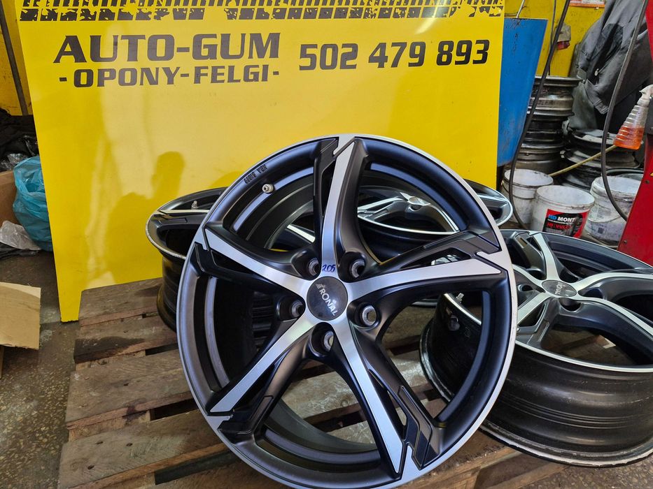 Alufelgi 5x120 18 BMW Seria 1 2 3 X3 X4 E46 F25 E83 F22 F23 F20 F21 Ronal R62