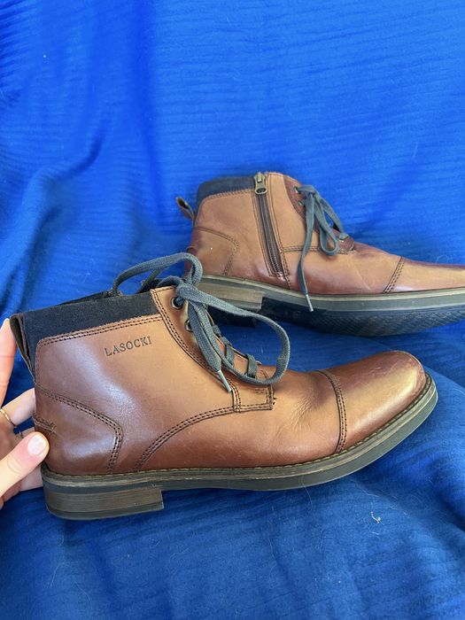 Ботінки шкіряні демісезон 41р