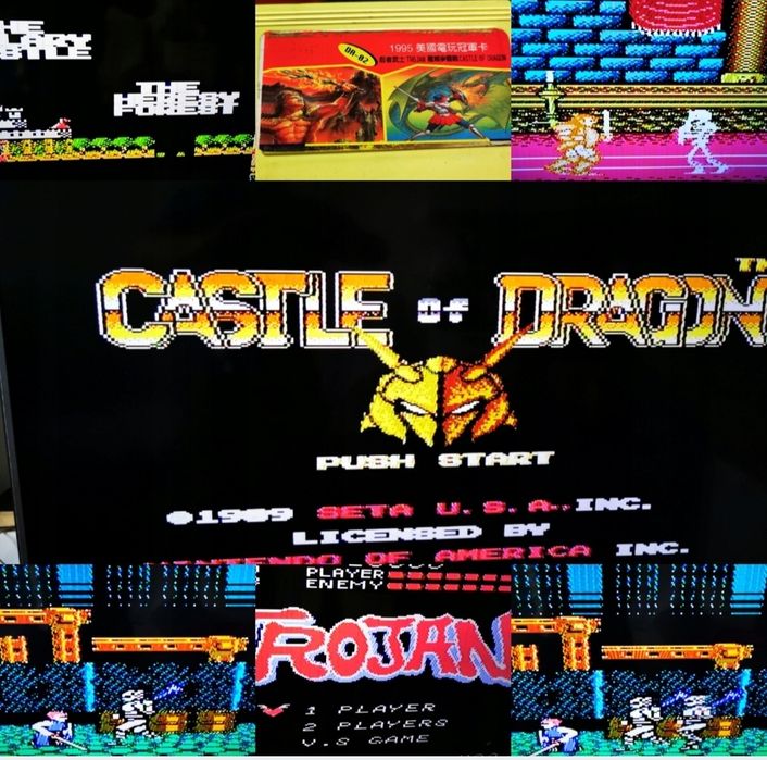 Gra Gry pegasus - #2- Castle of Dragon - Trojan 2 in 1