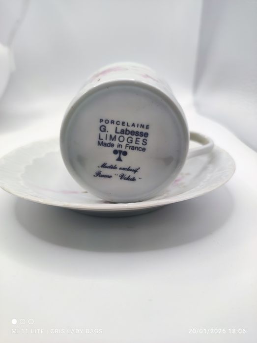 Serviço de Café de porcelana designer Limoges lindíssimo completo