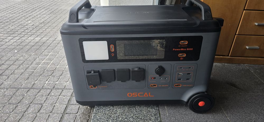 Estação de energia Oscal powerMax 6000