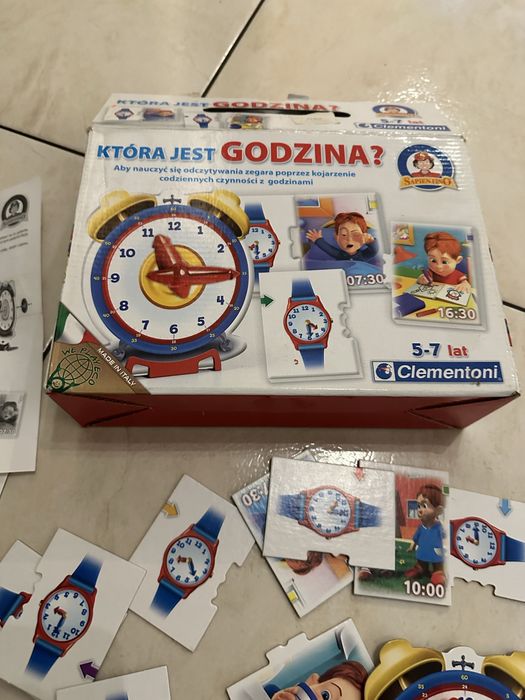 Gra Clementi „Która jest godzina?”