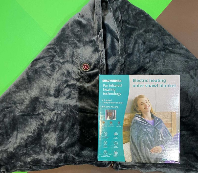 Покрывало с подогревом 3 режима, работает от USB