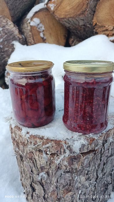 Варення Малина вишня абрикос бузина яблучне