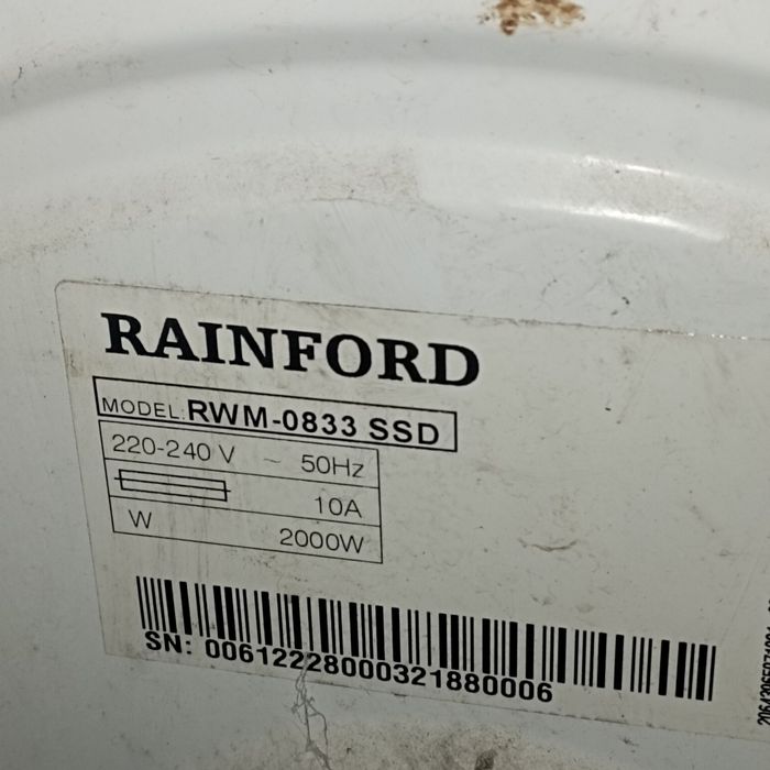 Пральна стиральная машинка Rainford