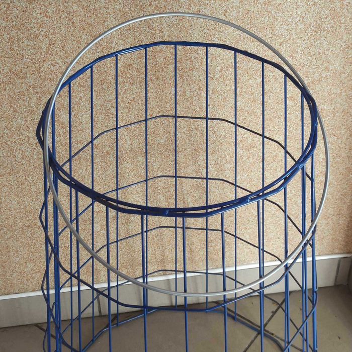 Kosz na śmieci druciany na duże worki do segregacji różne kolory