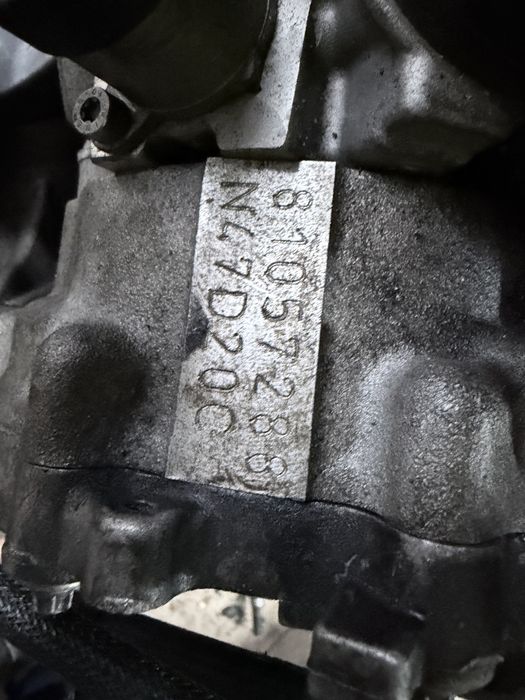 Silnik BMW 2.0d N47D20C z osprzętem | Stan nieznany / Do weryfikacji