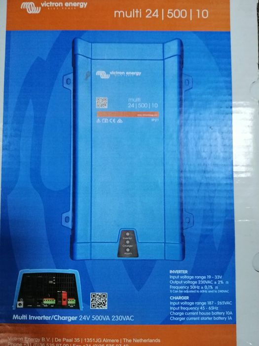 Інвертор із вбудованим зарядним  Victron Energy MultiPlus 24/500/10-16