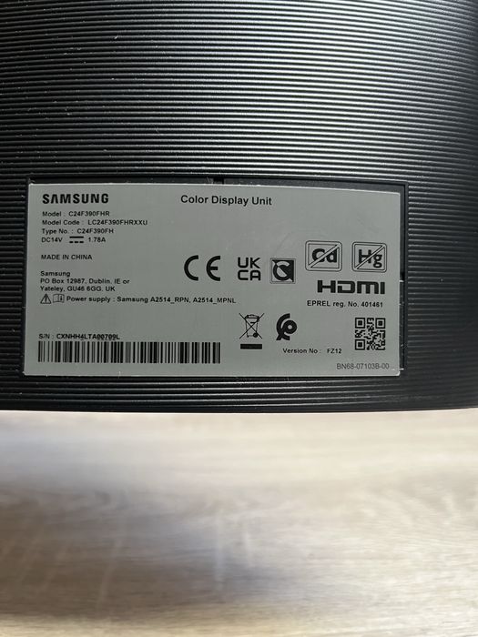 Monitor 60hz samsung