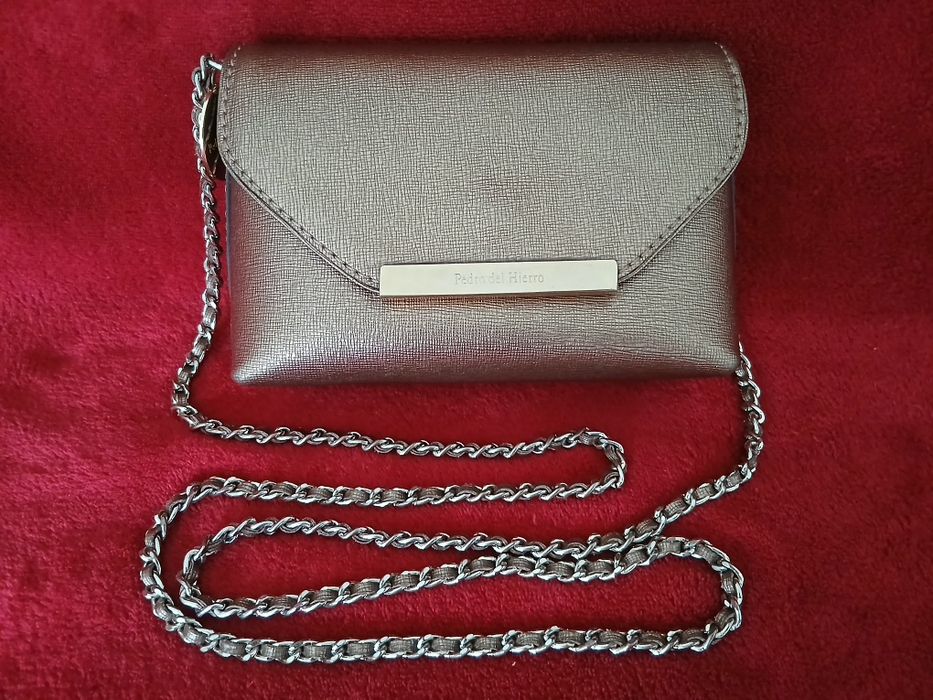 Mala/Carteira/Clutch Pedro Del Hierro em Pele