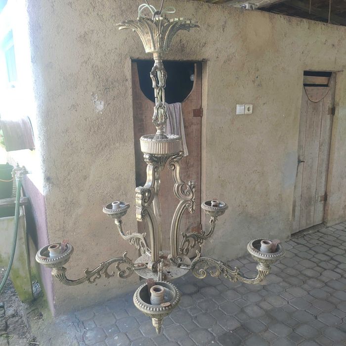 Candeeiro teto para restauro Antigos Vintage 4 un Velharias metalicos