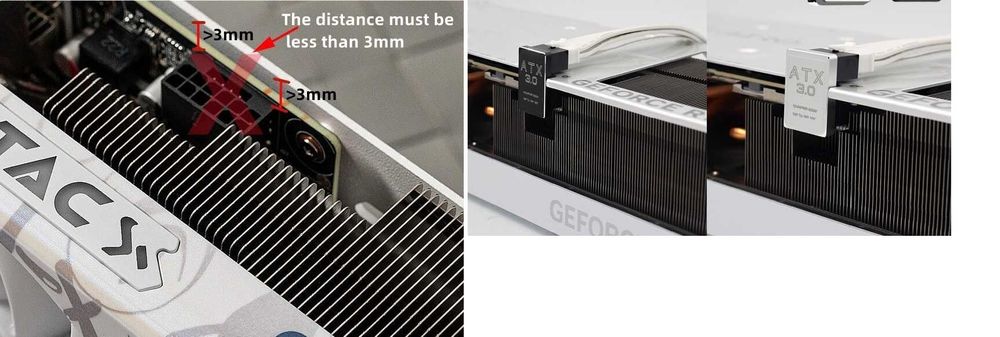 Переходник питания PCIE5.0 ATX3.0  12VHPWR RTX 4070/4080/4090