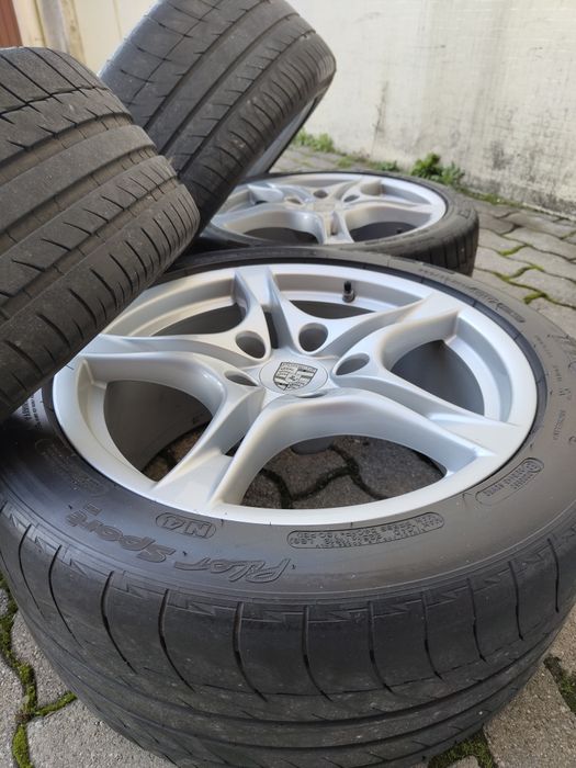 Jantes 18 Porsche com pneus  Boxster cayman 5x130
