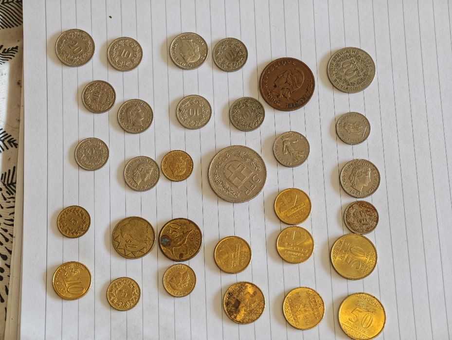 Coleção completa de  moedas