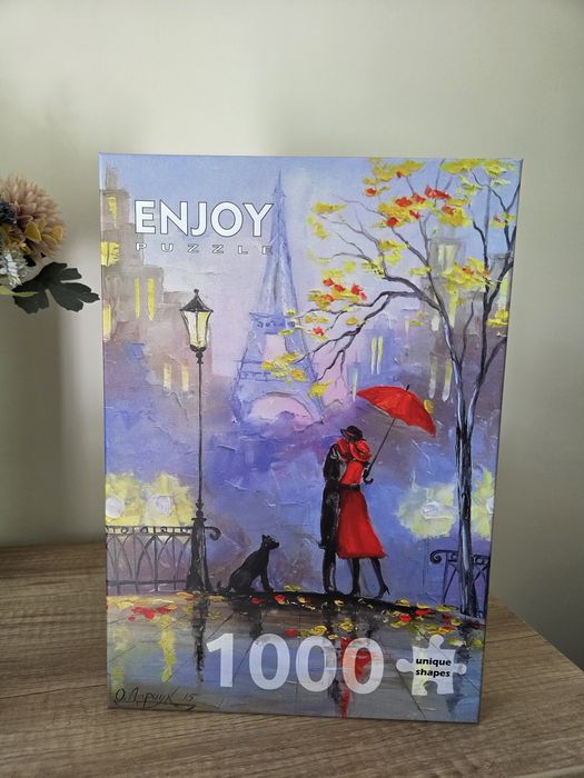 Puzzle Deszczowy dzień w Paryżu - 1000 elementów