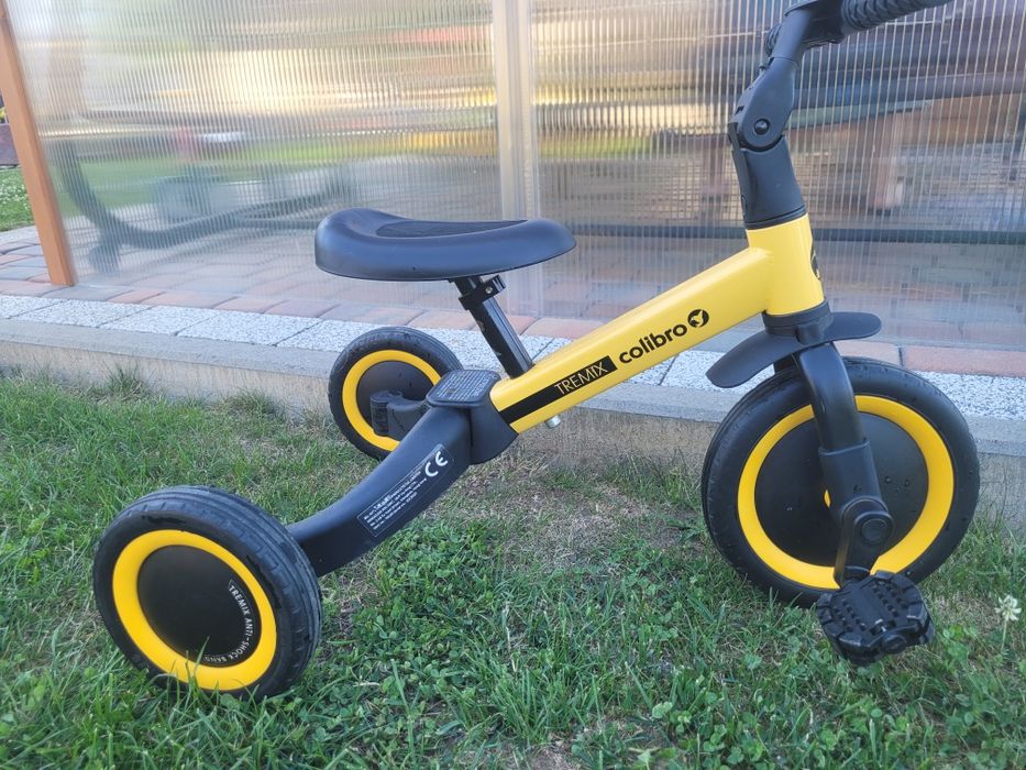 Rowerek Colibro 4w1 żółty