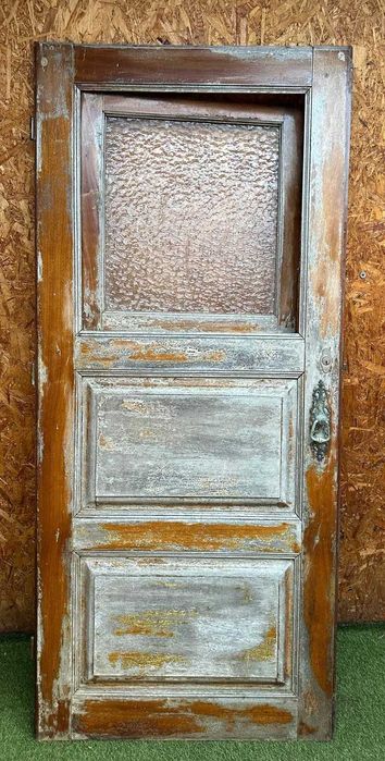 porta antiga de exterior com postigo 210X93 cm