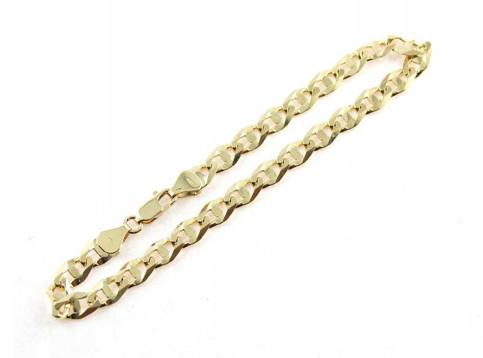 Złota Bransoletka Gucci Złoto p.585 22,5 cm KUTA NOWY WZÓR