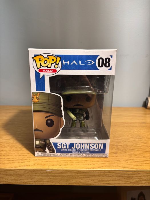 Funko POP Halo Sgt. Johnson #08 – oryginał – kolekcjonerska
