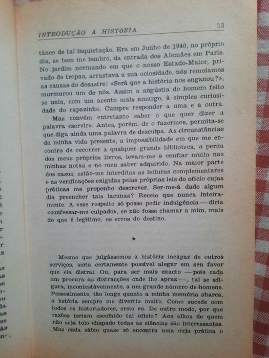 Introdução à História  Marc  Bloch