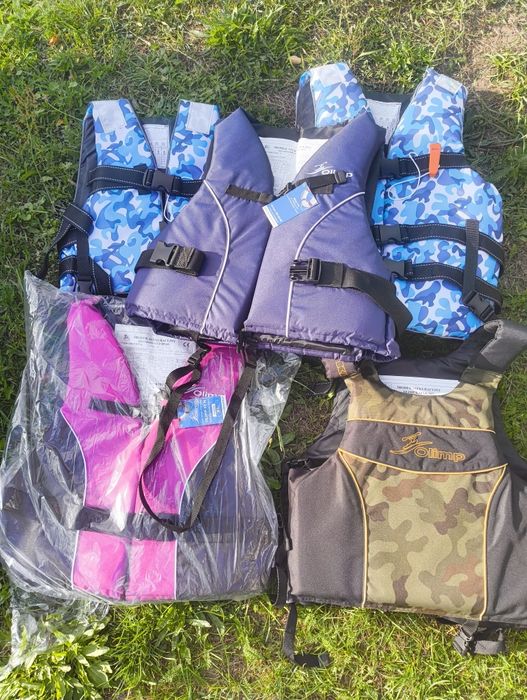 Kamizelki asekuracja  mix modeli  i rozmiarów