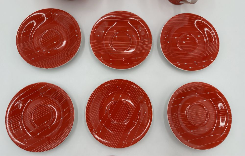 Serwis kawowy. Elżbieta. Chodzież. New look. Pikasiak