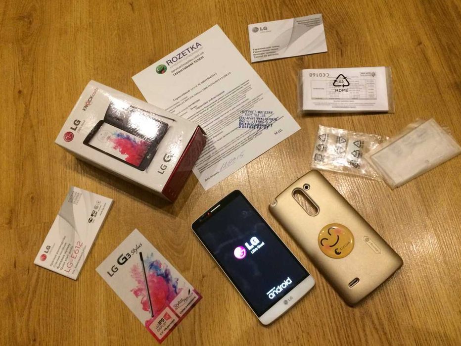 Мобильный телефон LG G3 Stylus D690 Dual Titan Новый!!! на 2 симкарты