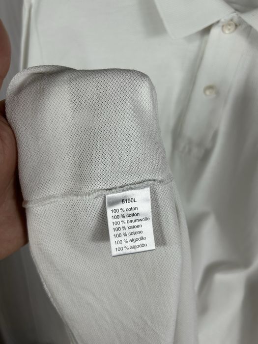 Lacoste Classic White білосніжне поло футболка Оригінал