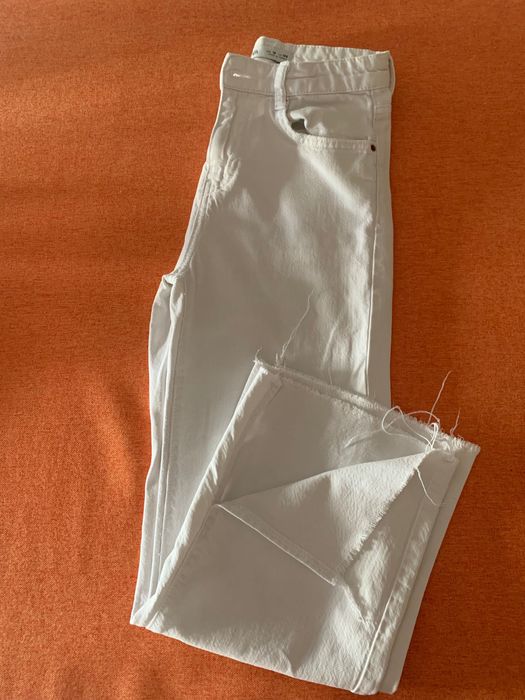 Calças brancas Zara 10 anos
