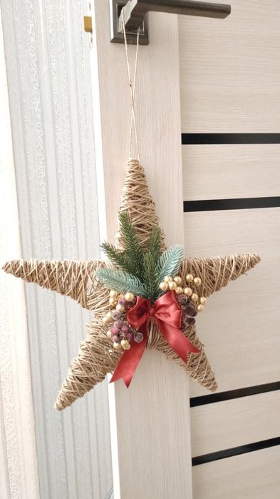 Новогодние украшения звезда новорічний декор новорічні прикраси зірка