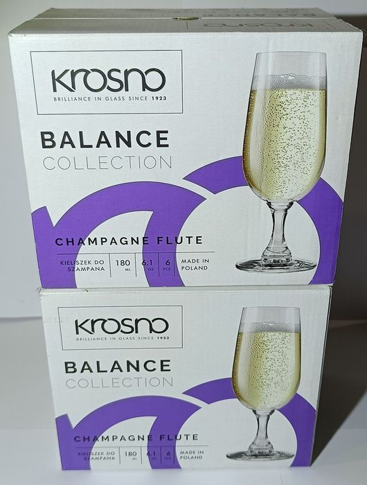 Kieliszki do szampana 180ml  PURE KROSNO