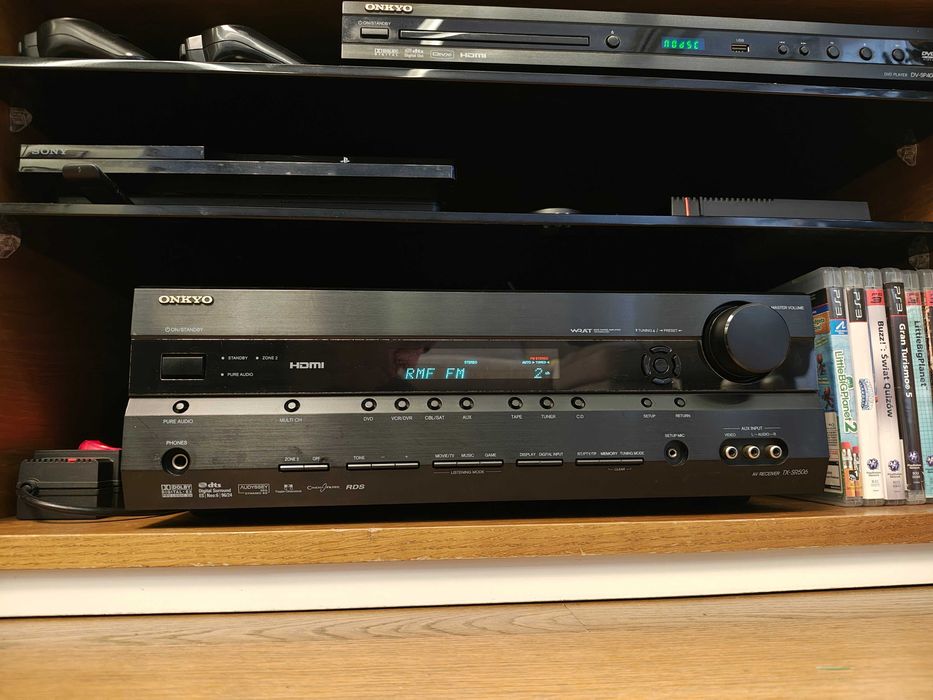 Amplituner ONKYO TX-SR506 7x130W DTS HDMI + Pilot + DVD ONKYO DV-SP406