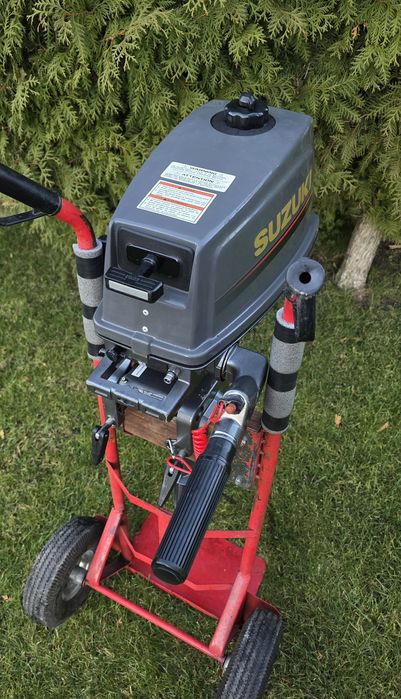 Silnik zaburtowy do łódka ponton Suzuki 4 KM 2suw DT4 krótka Stopa