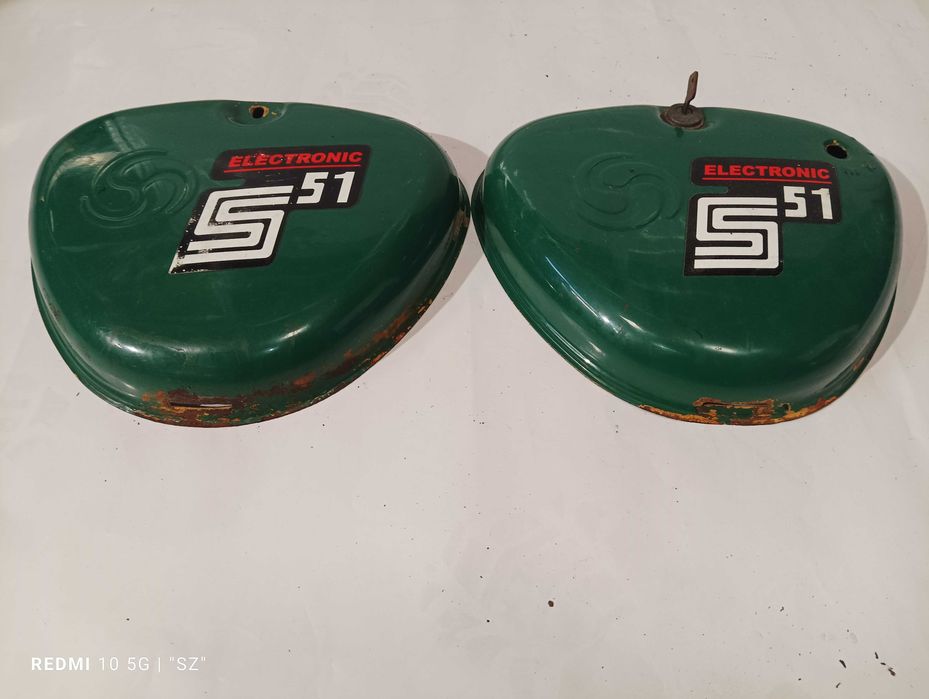 Simson S51, S50 - osłony - boczki - narzędziówki (1987)