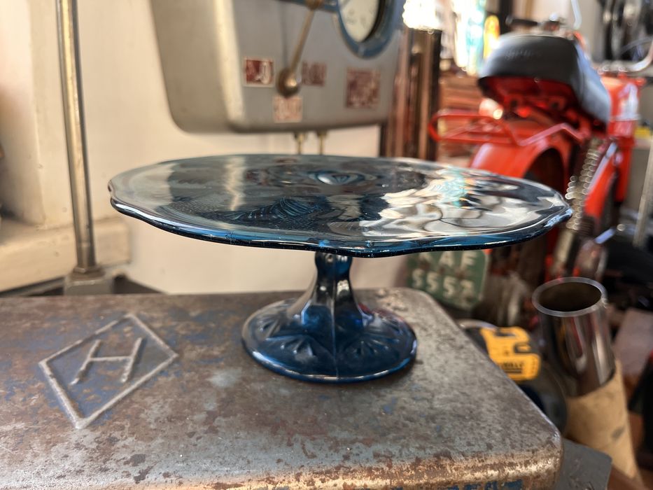 Patera tortownica HSG Ząbkowice Palemki palmy turkusowa prl