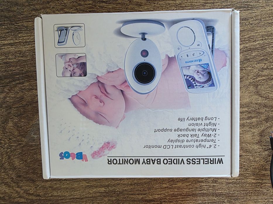 Baby Monitor  com Câmara e Visão Noturna – Completo