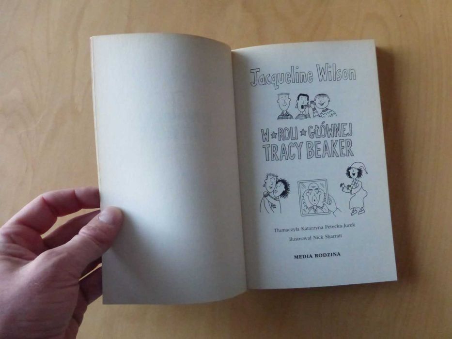 W roli głównej Tracy Beaker. Jacqueline Wilson