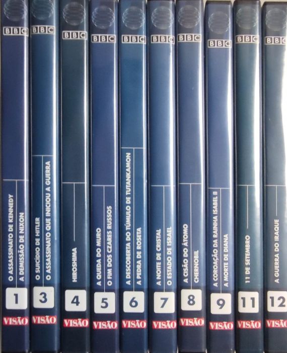 OL1- DVD - Lote de 10 DVD - Os Dias que Mudaram o Mundo