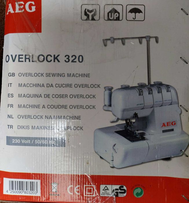 Продам 4 нитковий оверлок AEG 320 .