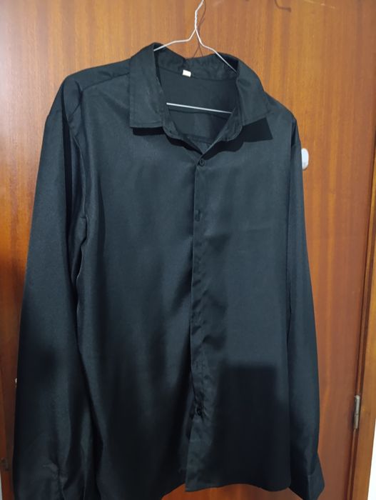 Conjunto de T-shirts e Camisas Sociais L (bom estado)